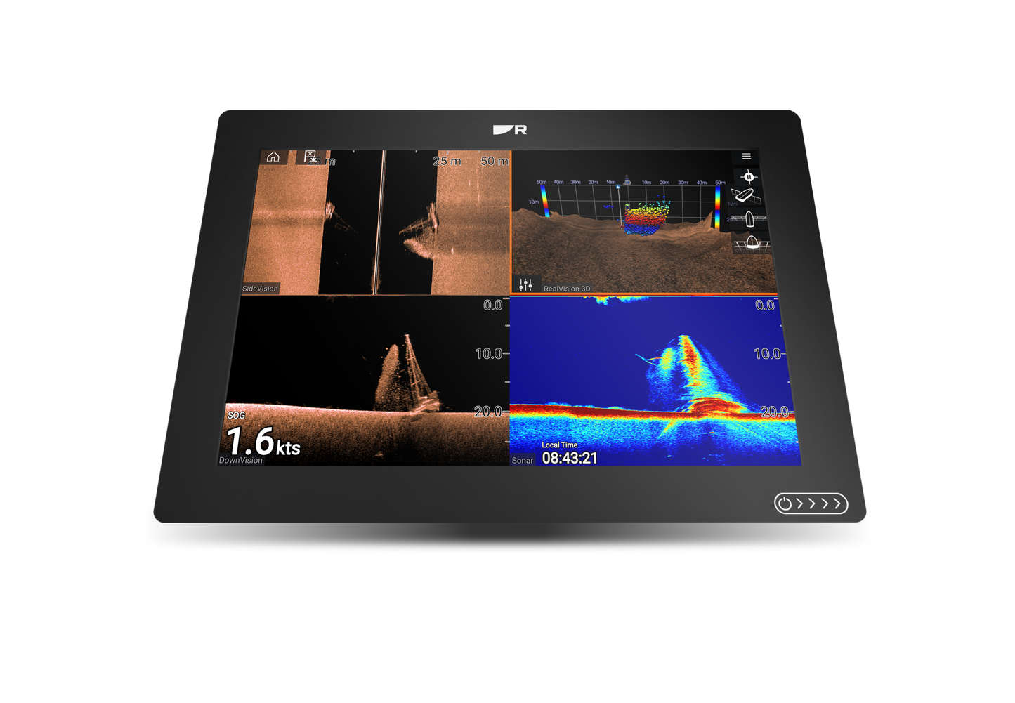 Raymarine Axiom+ RV (Display with integrated RealVision 3D, 600W Sonar)